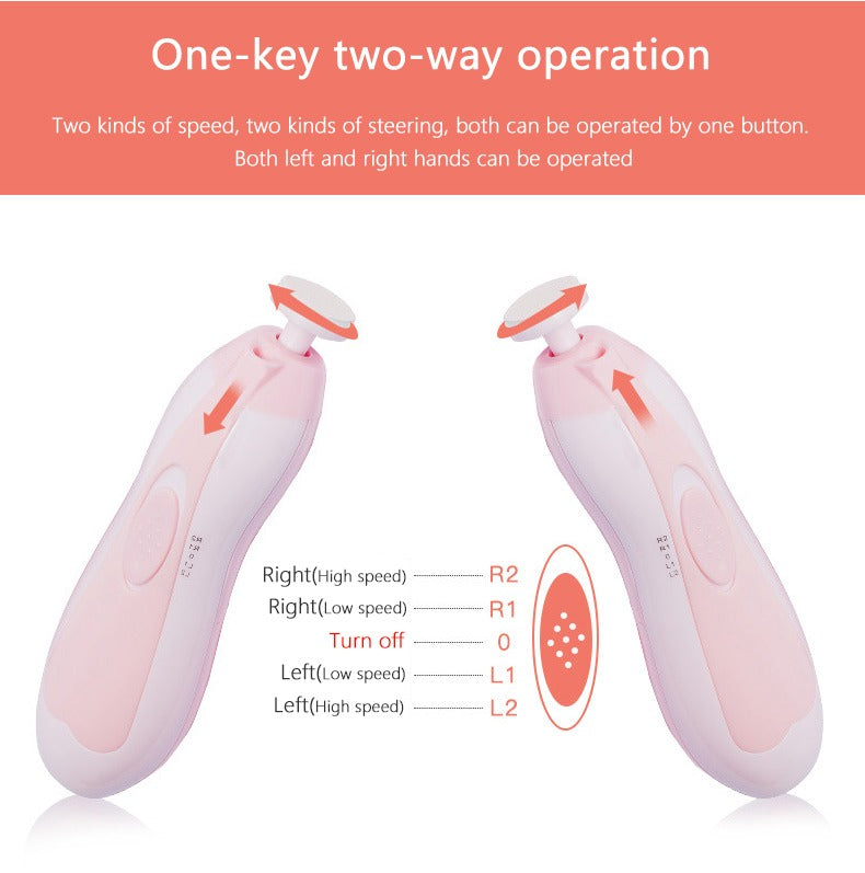Safe Baby Nail Clipper Set – Electric Nail Trimmer for Newborns and Toddlers